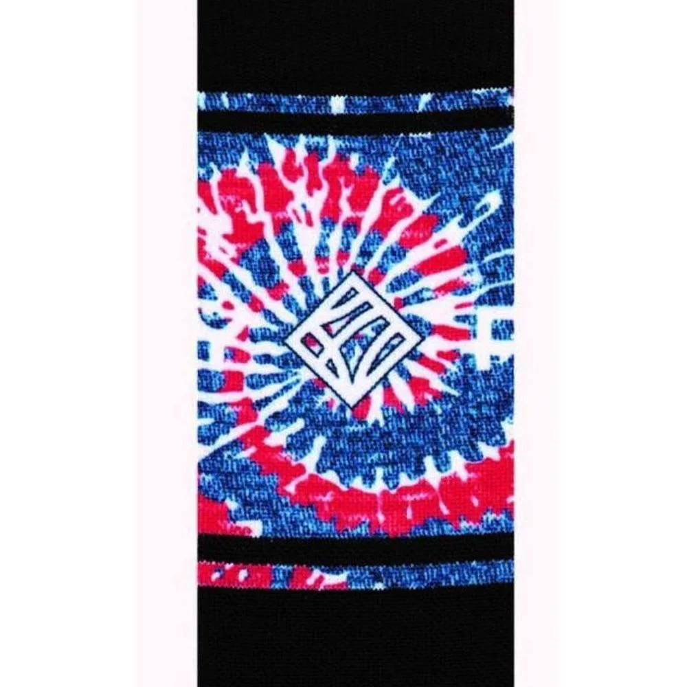 Dwyane Wade Men's Athletic Knit Dyed Crew Socks, Black Size L (6-12)